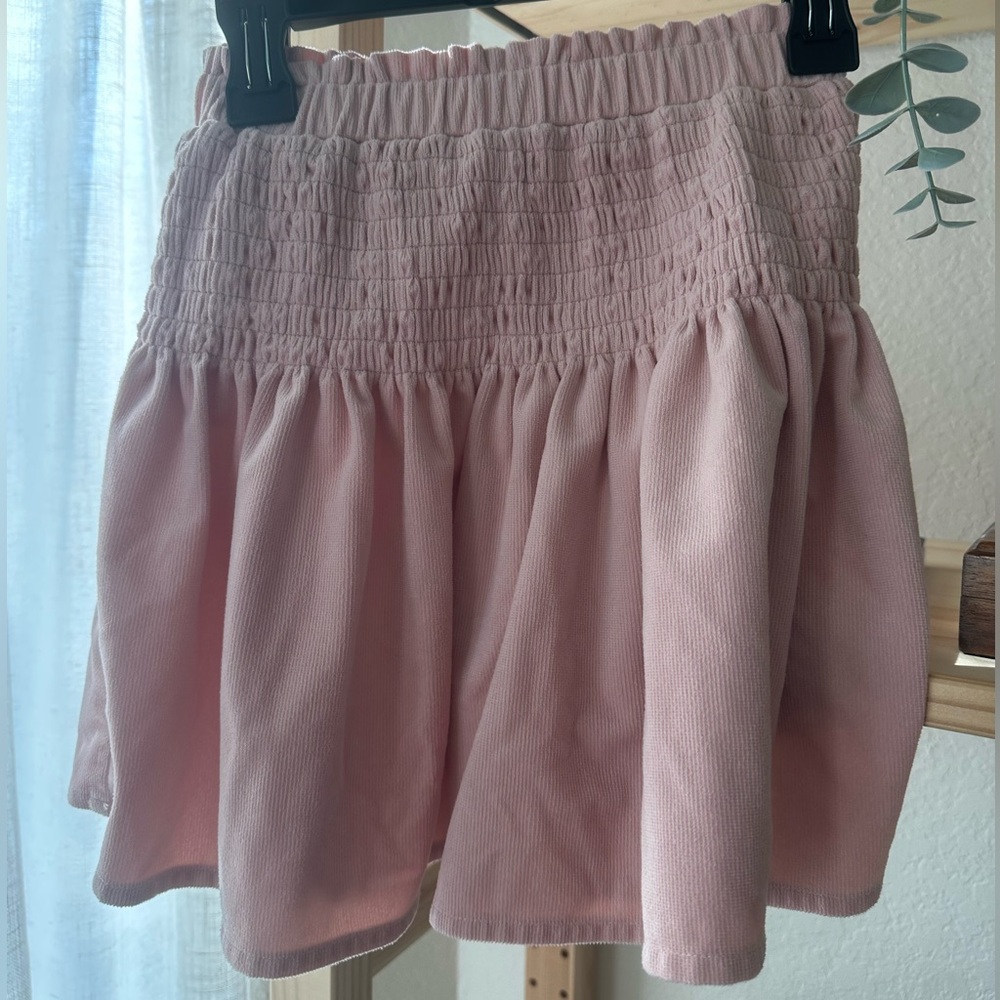 GB Girls (Dillard’s) Pink Smocked Mini Skirt